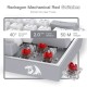 Redragon Fizz K617 White and Grey- RED SWITCH
